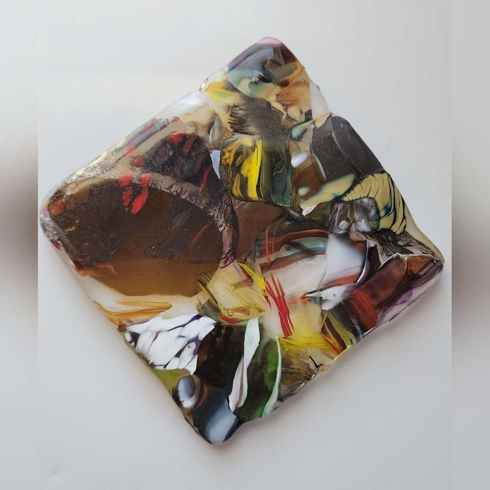 HANDMADE Blown Glass Table Decor/Coaster